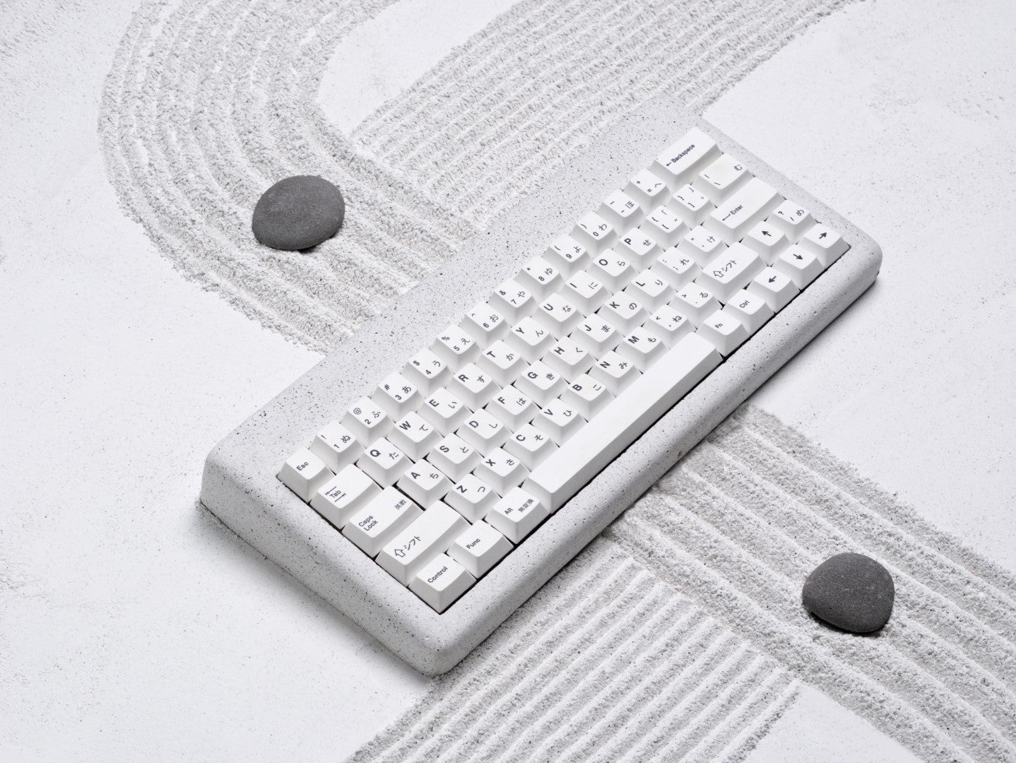 Zen Series Keyboard Kit: White Granite