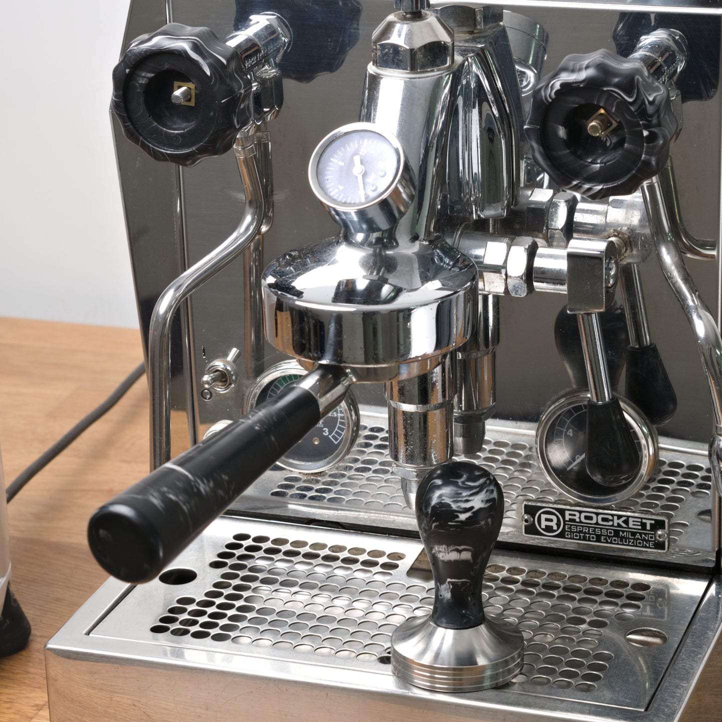 Espresso Portafilter- Black Marble