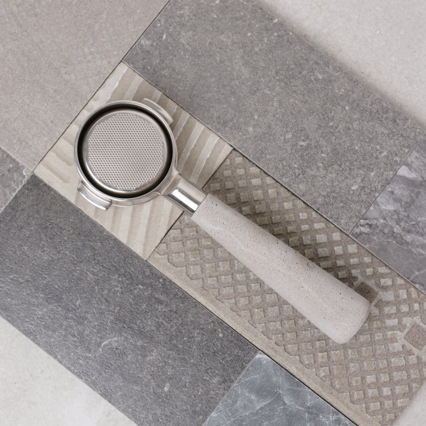 Espresso Portafilter- Raw Concrete Portafilter
