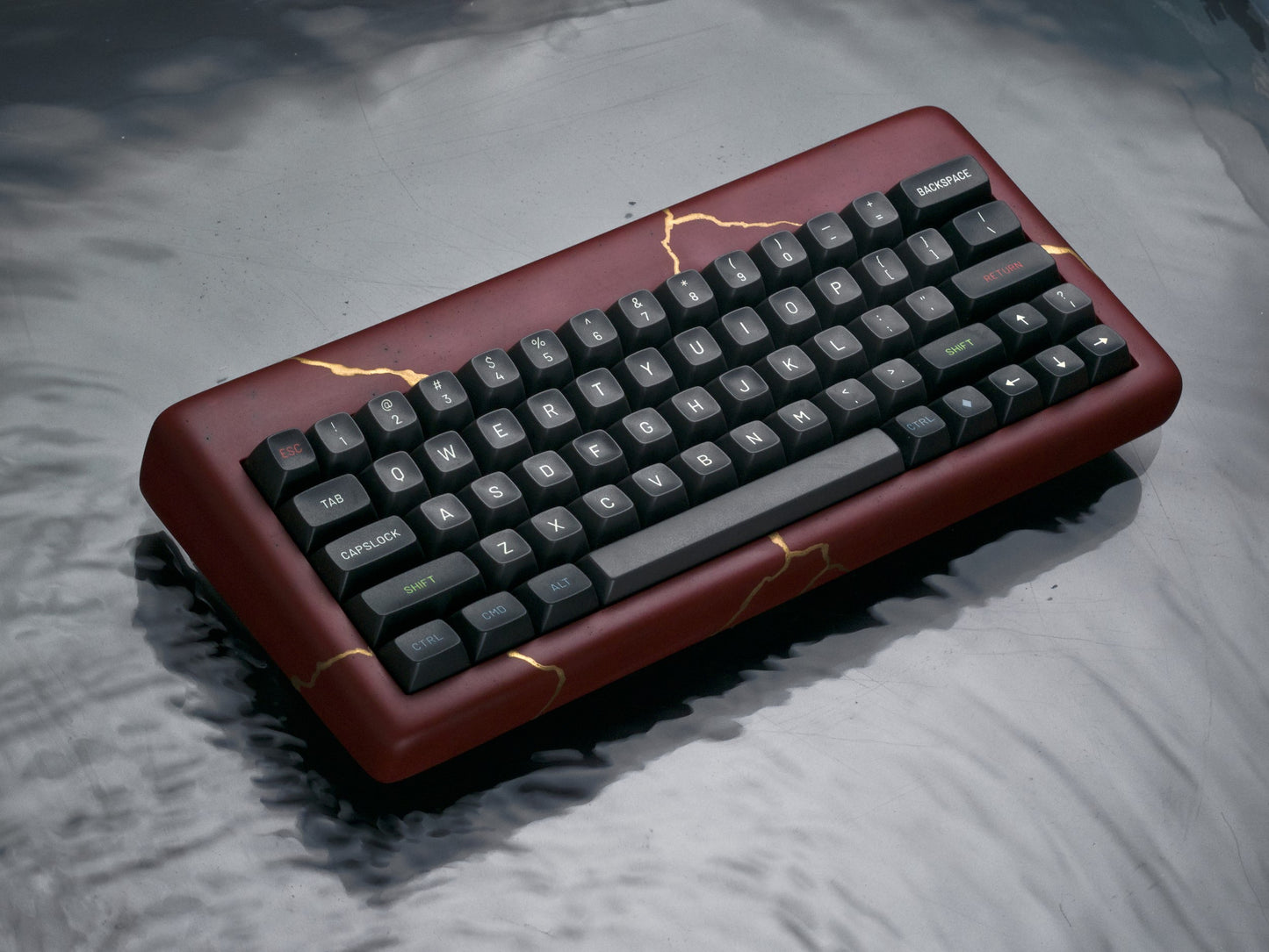 Mason60 Kintsugi- Red 1