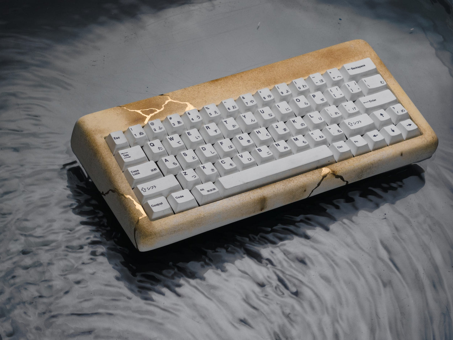 Mason60 Kintsugi- White Patina 2