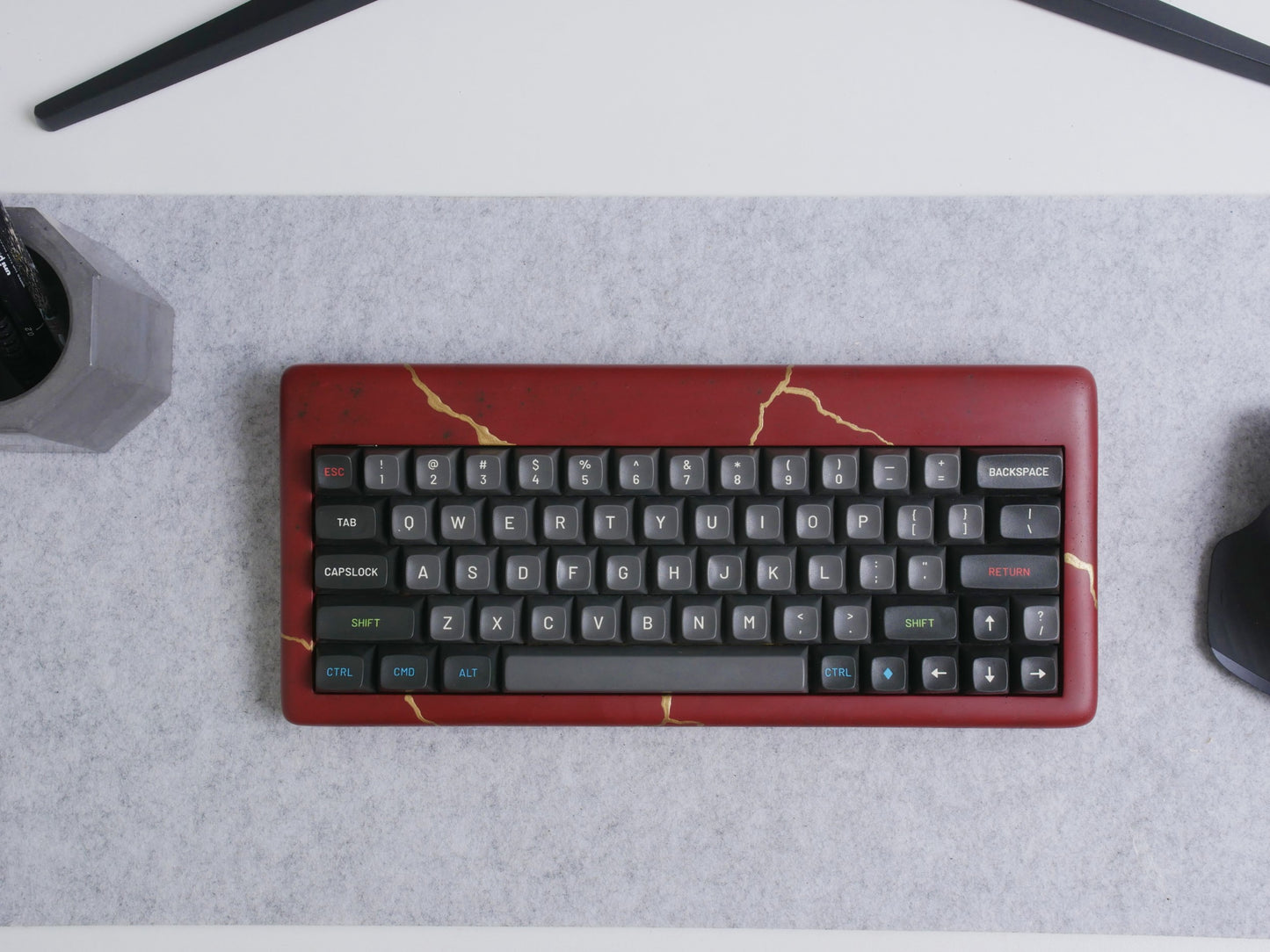 Mason60 Kintsugi- Red 1