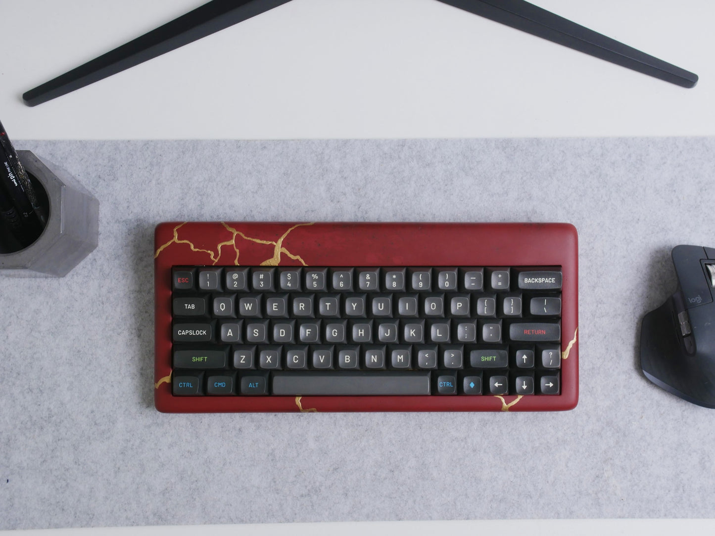 Mason60 Kintsugi- Red 3