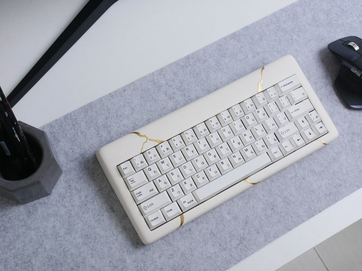 Mason60 Kintsugi- White 2