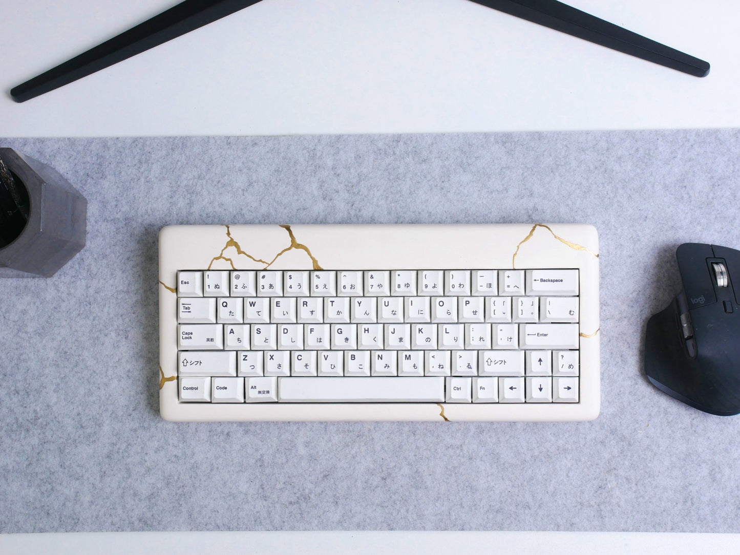 Mason60 Kintsugi- White 3