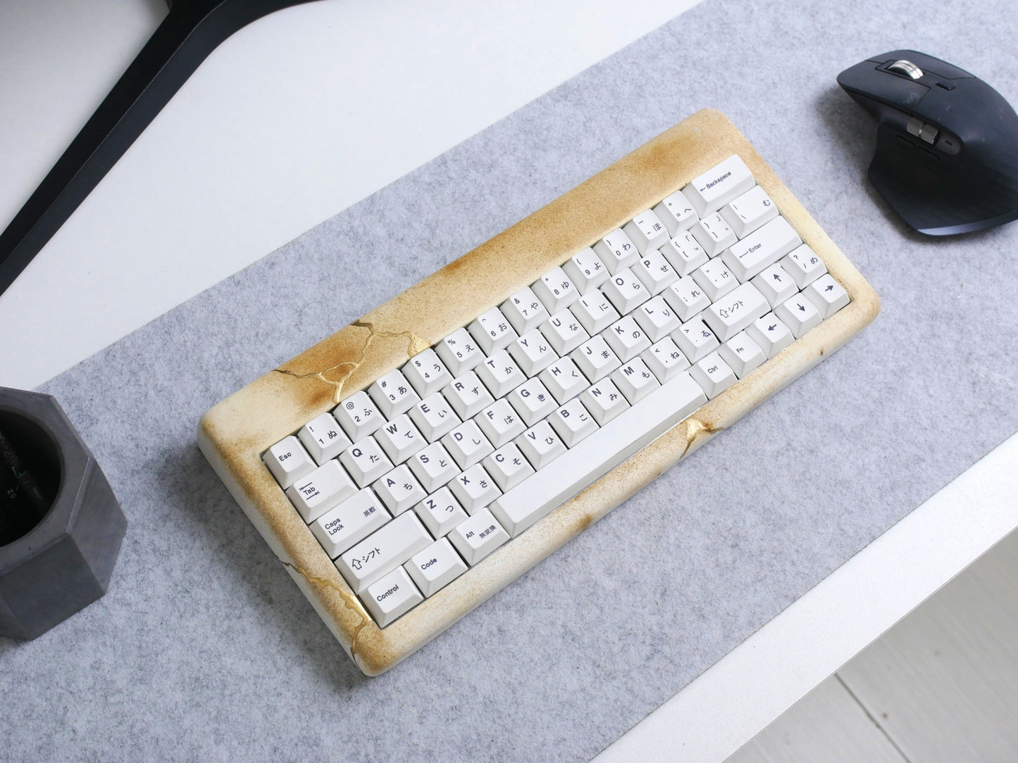 Mason60 Kintsugi- White Patina 2