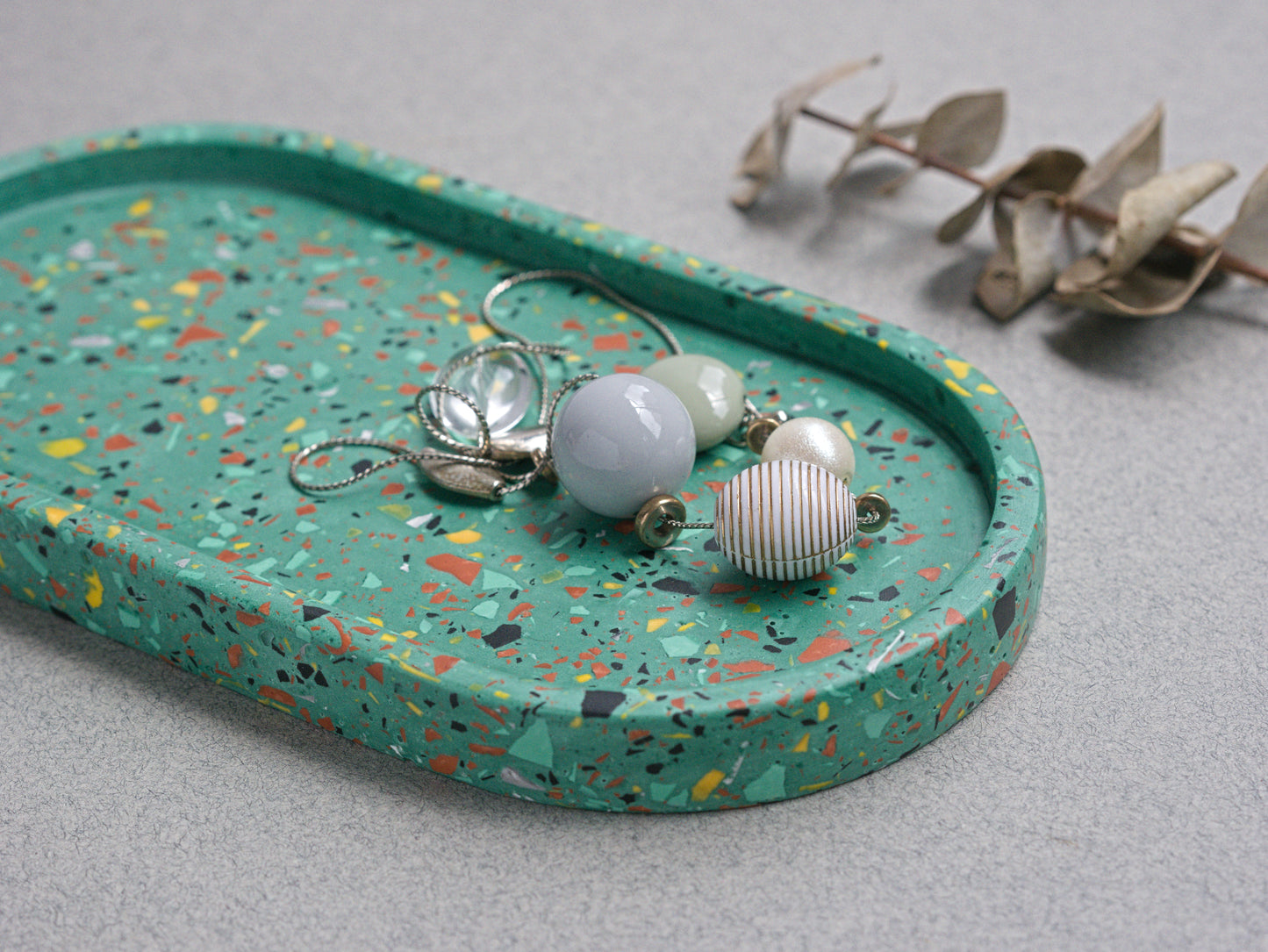 Terrazzo Coaster and Jewelry Tray (prices in USD)