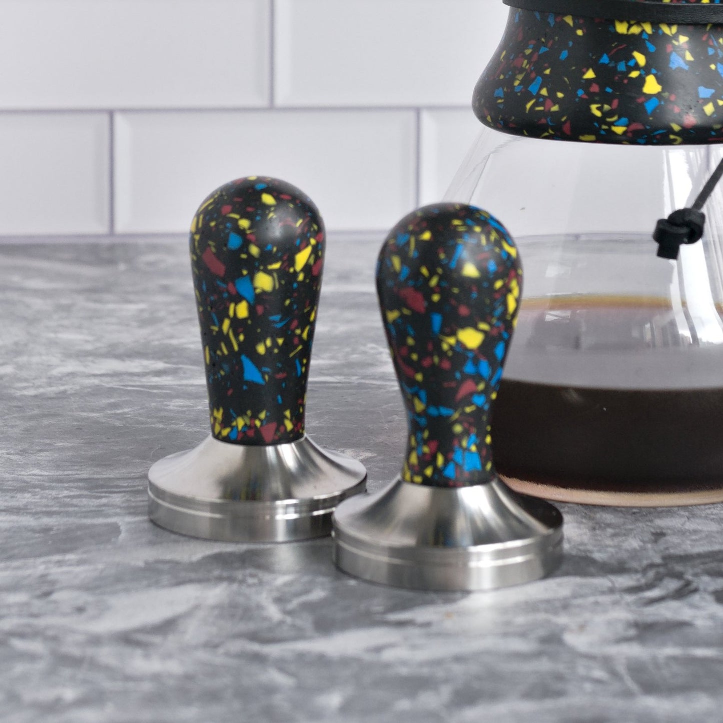 Espresso Tamper- 80's Disco Funfetti