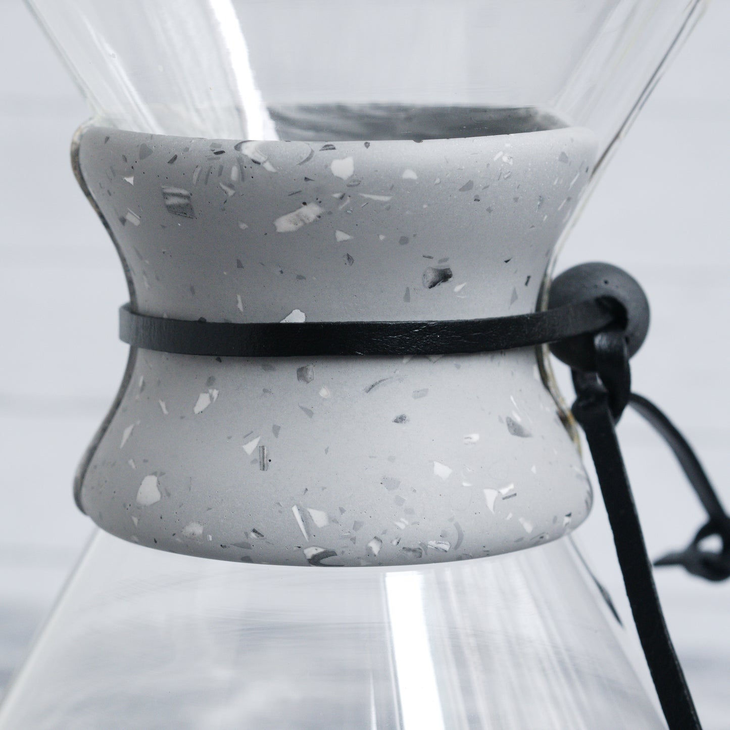 Collar for Chemex- Gray Terrazzo