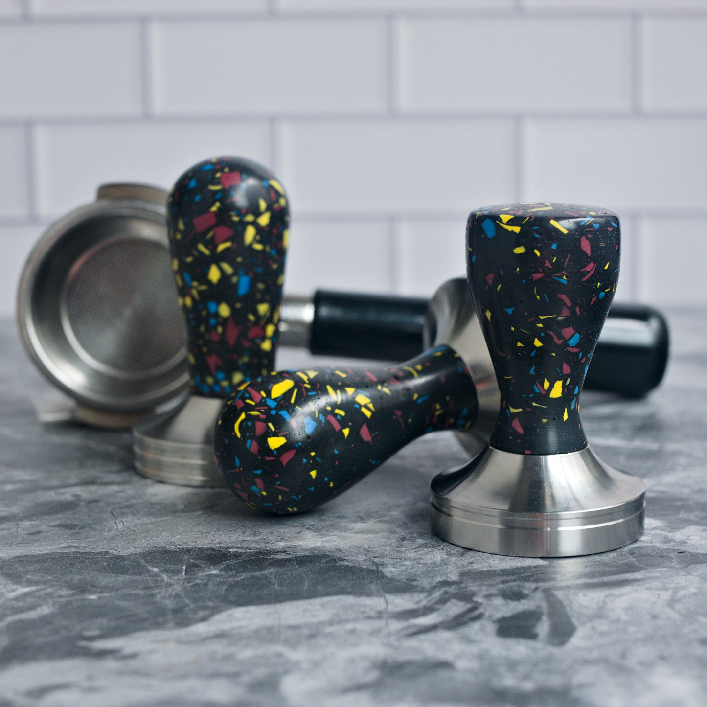 Espresso Tamper- 80's Disco Funfetti