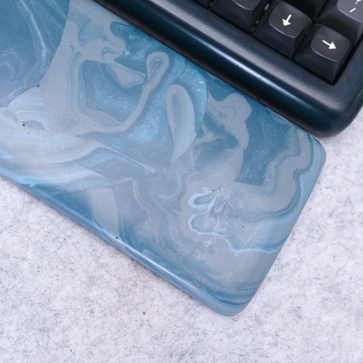 Marbled Wrist rest- Blue Waves