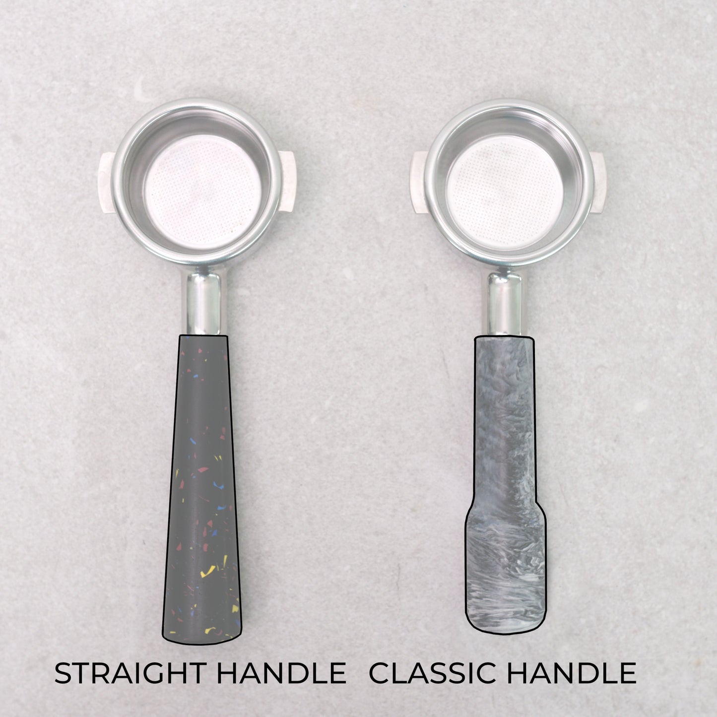 Espresso Portafilter- Galaxy Blue