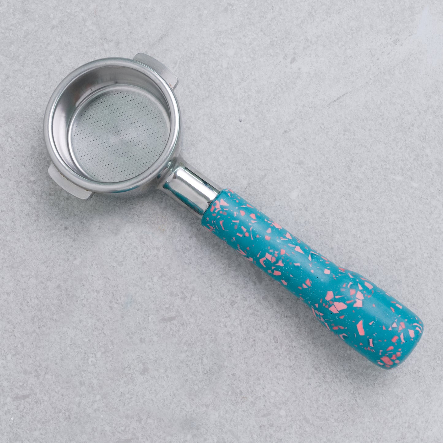 Espresso Portafilter- Pretty in Teal