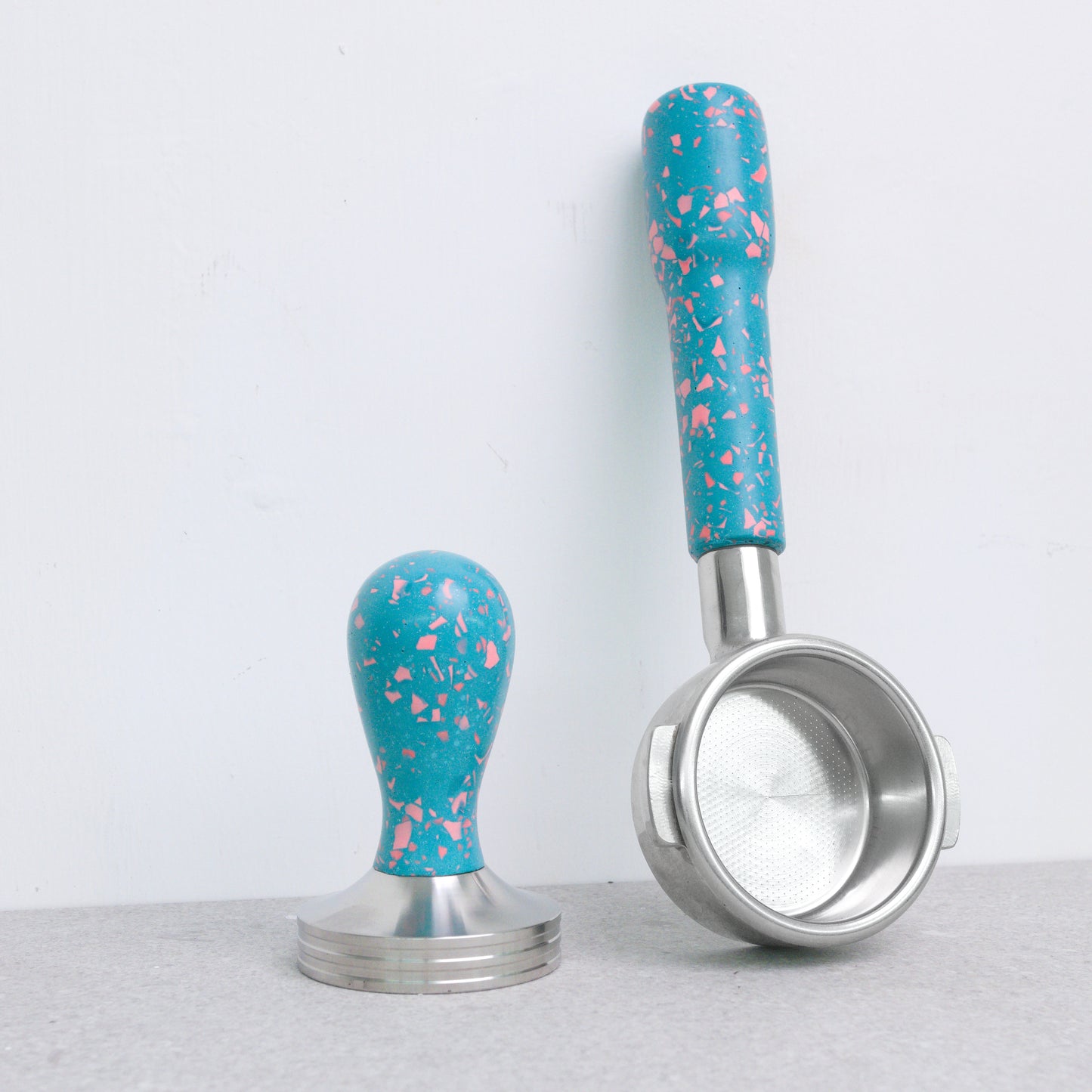 Espresso Portafilter- Pretty in Teal