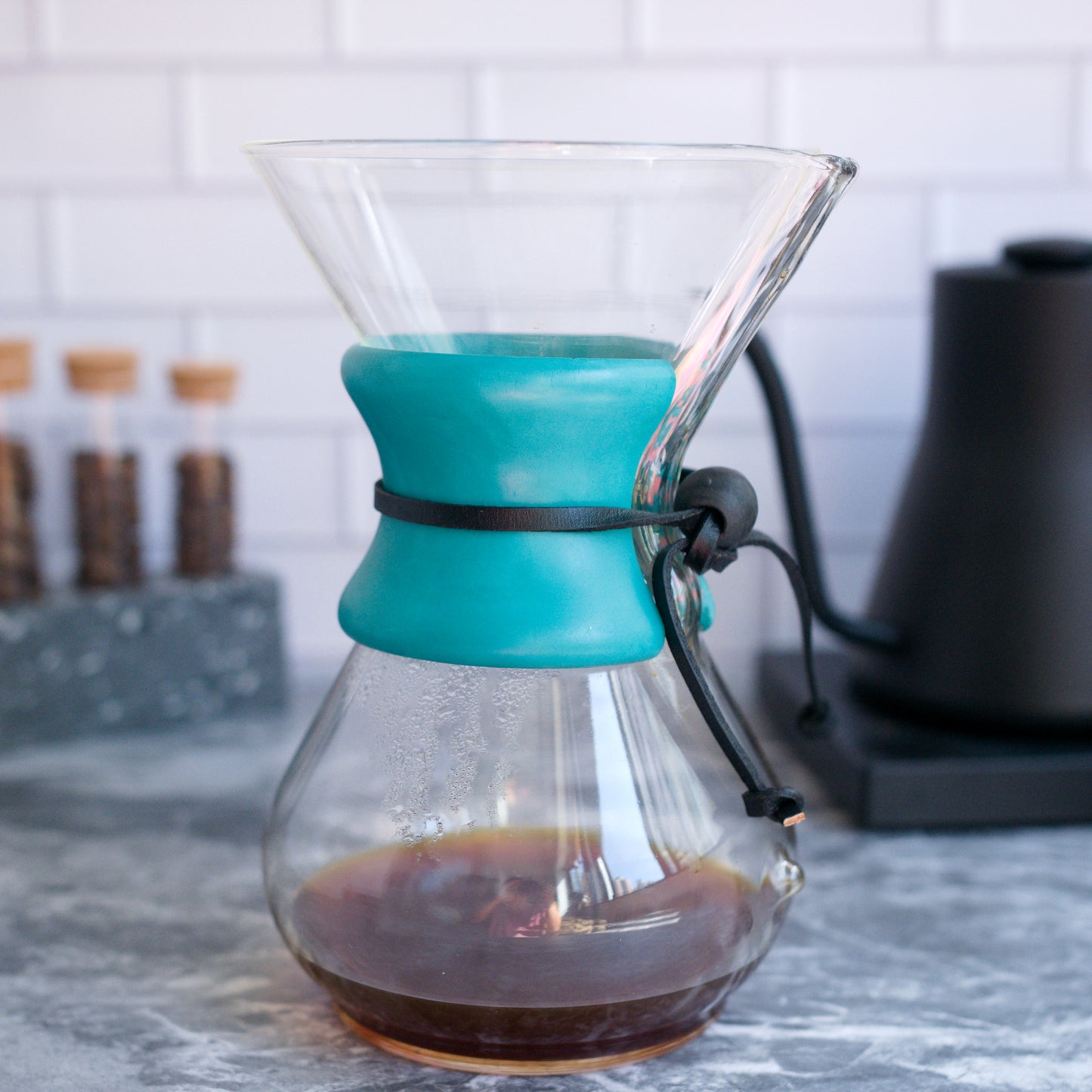 chemex collar teal