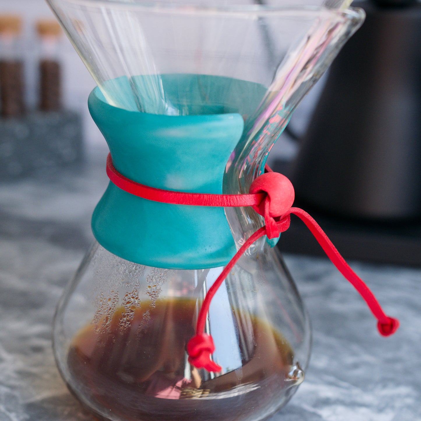 chemex collar teal