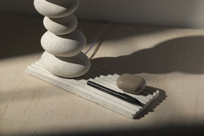 Balance Lamp- White Granite