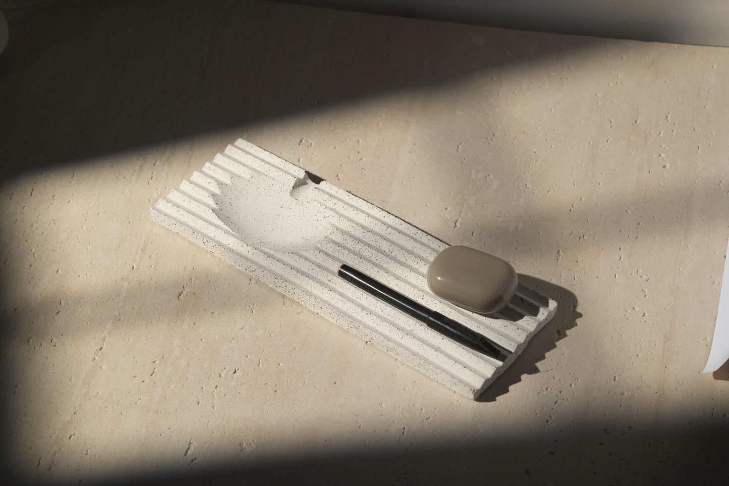 Balance Lamp- White Granite