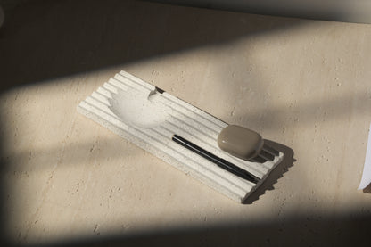 Balance Lamp- White Granite