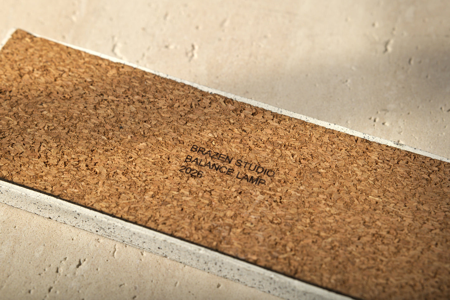 Balance Lamp- White Granite