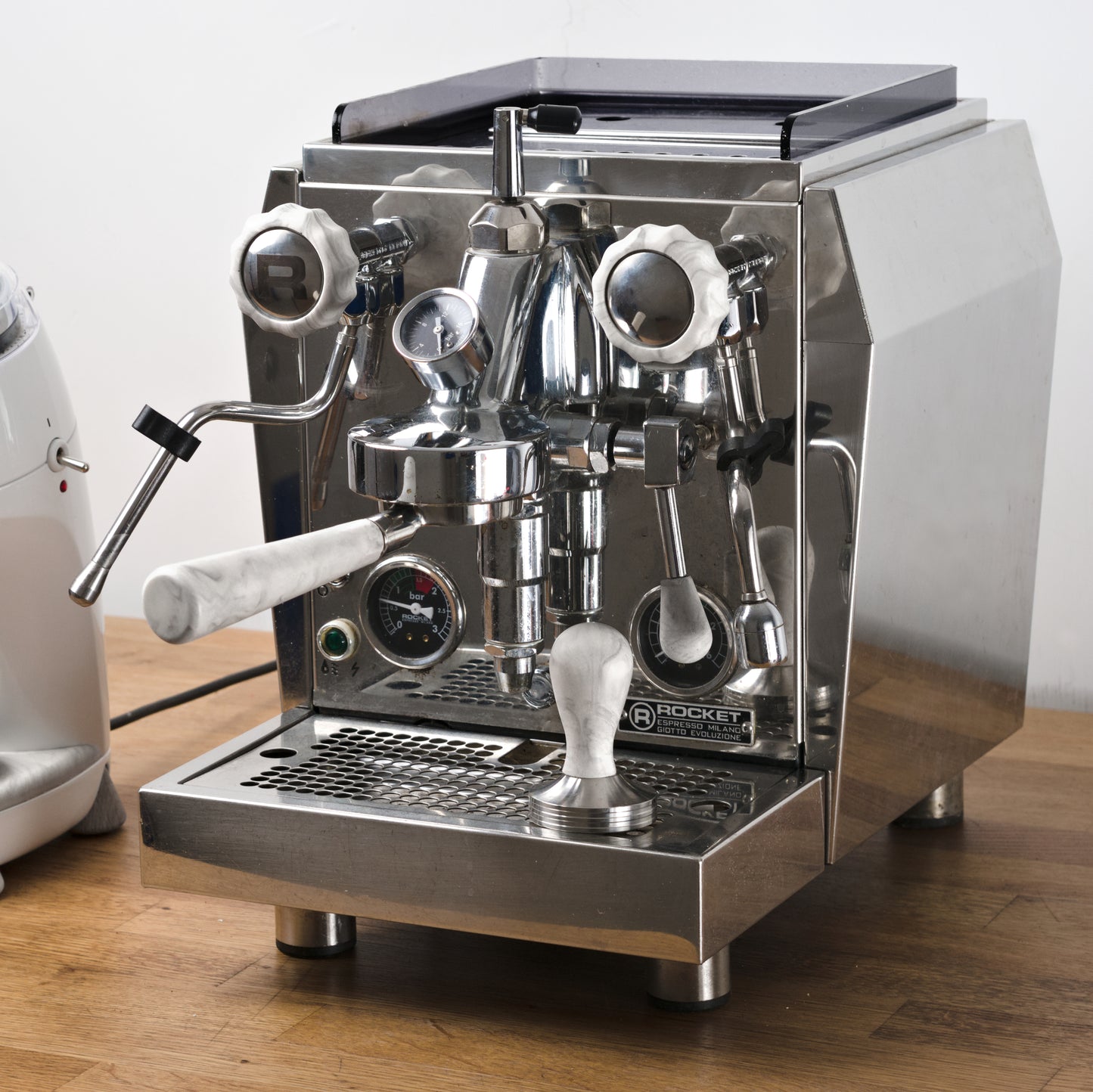 Espresso Portafilter- White Marble