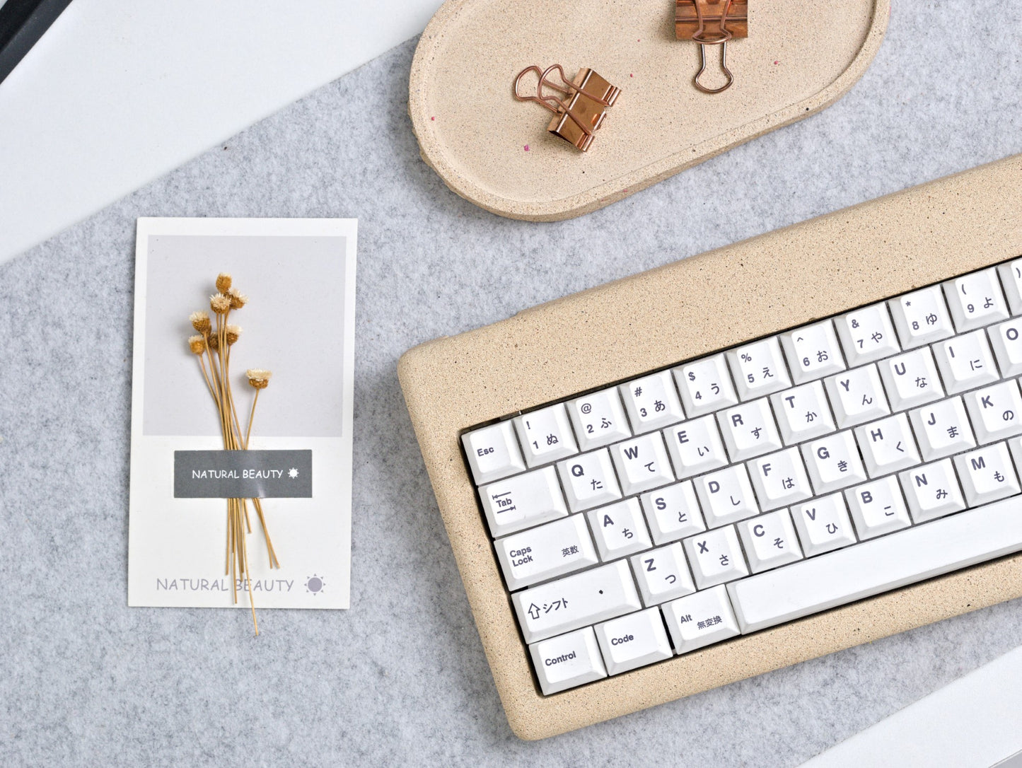 Zen Series Keyboard Kit:  Sandstone
