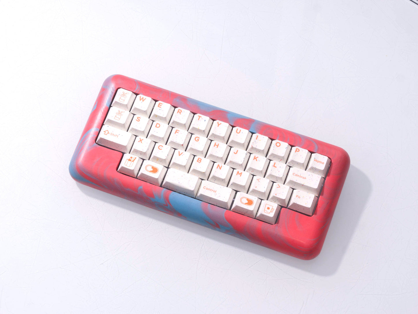 Stonevault- Pink and Blue Marble Case