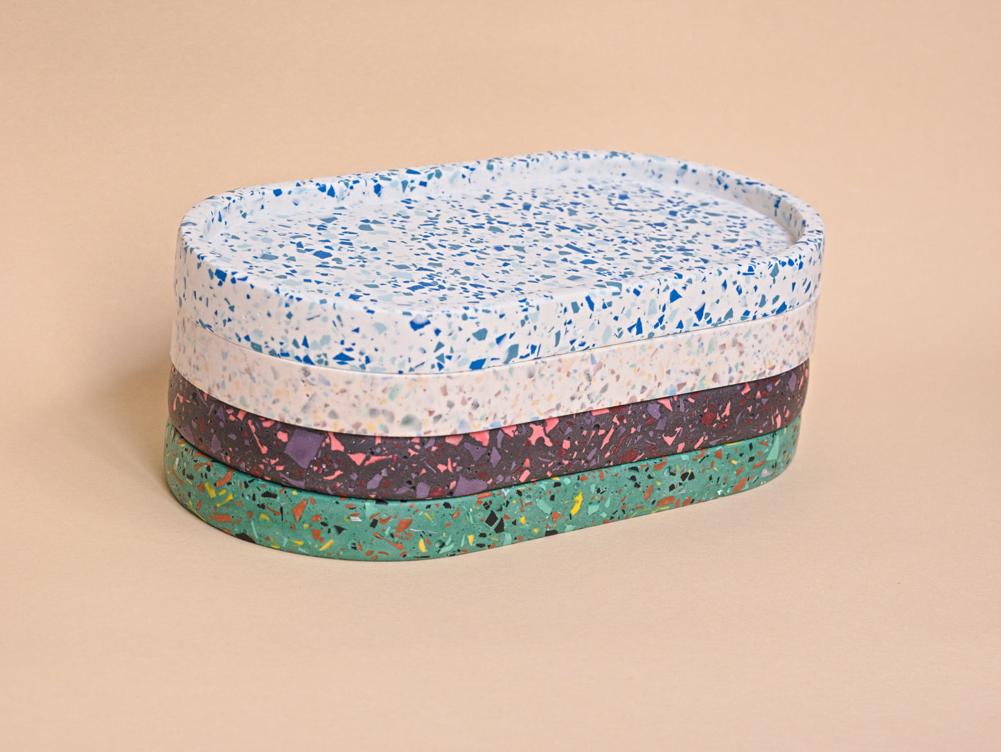 Terrazzo Coaster and Jewelry Tray (prices in USD)