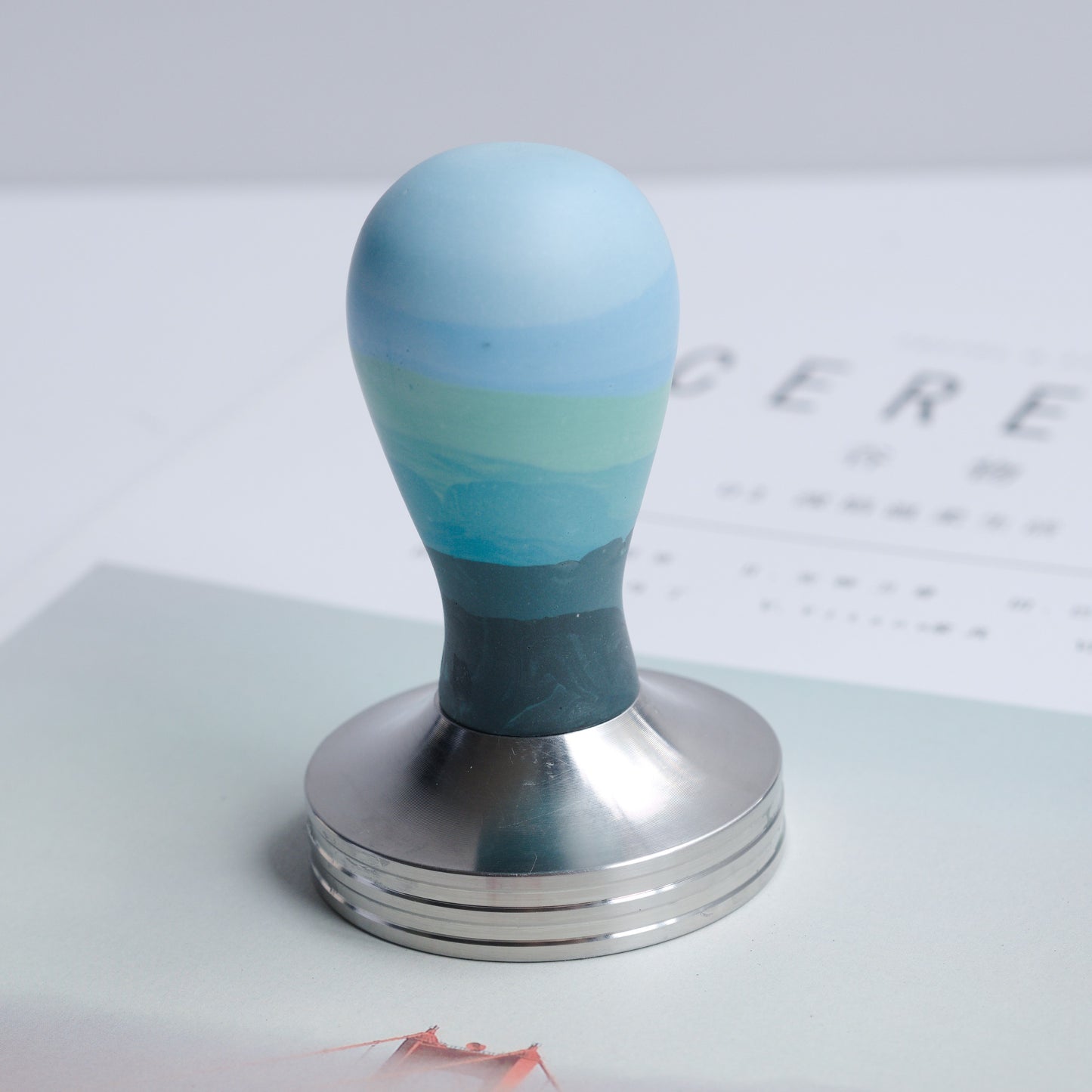 Espresso Tamper- Forest Blue