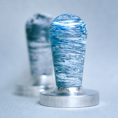 Espresso Tamper- Galaxy Blue Swirls