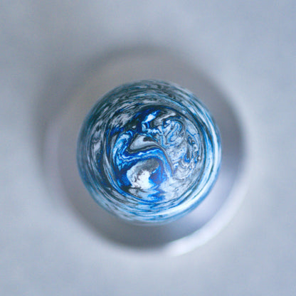 Espresso Tamper- Galaxy Blue Swirls