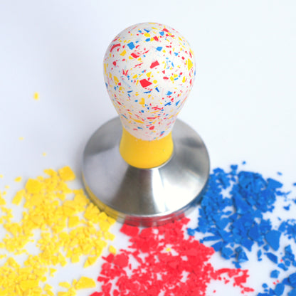 Espresso Tamper- White Funfetti
