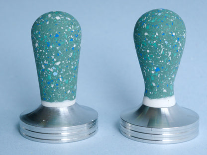 Espresso Tamper- Green Terrazzo