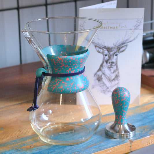 Collar for Chemex- Pretty in Teal