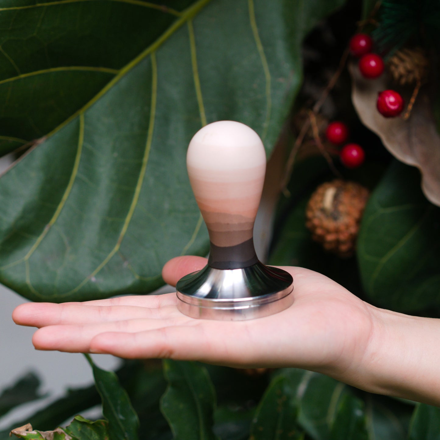 Espresso Tamper- Forest Brown