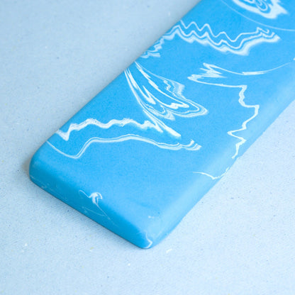 Marbled Wrist rest- Light Blue marble