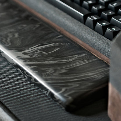 Marbled Wrist Rest- Black marble