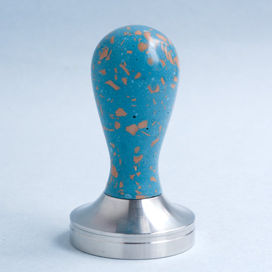 Misfit Tamper- Brown on Blue
