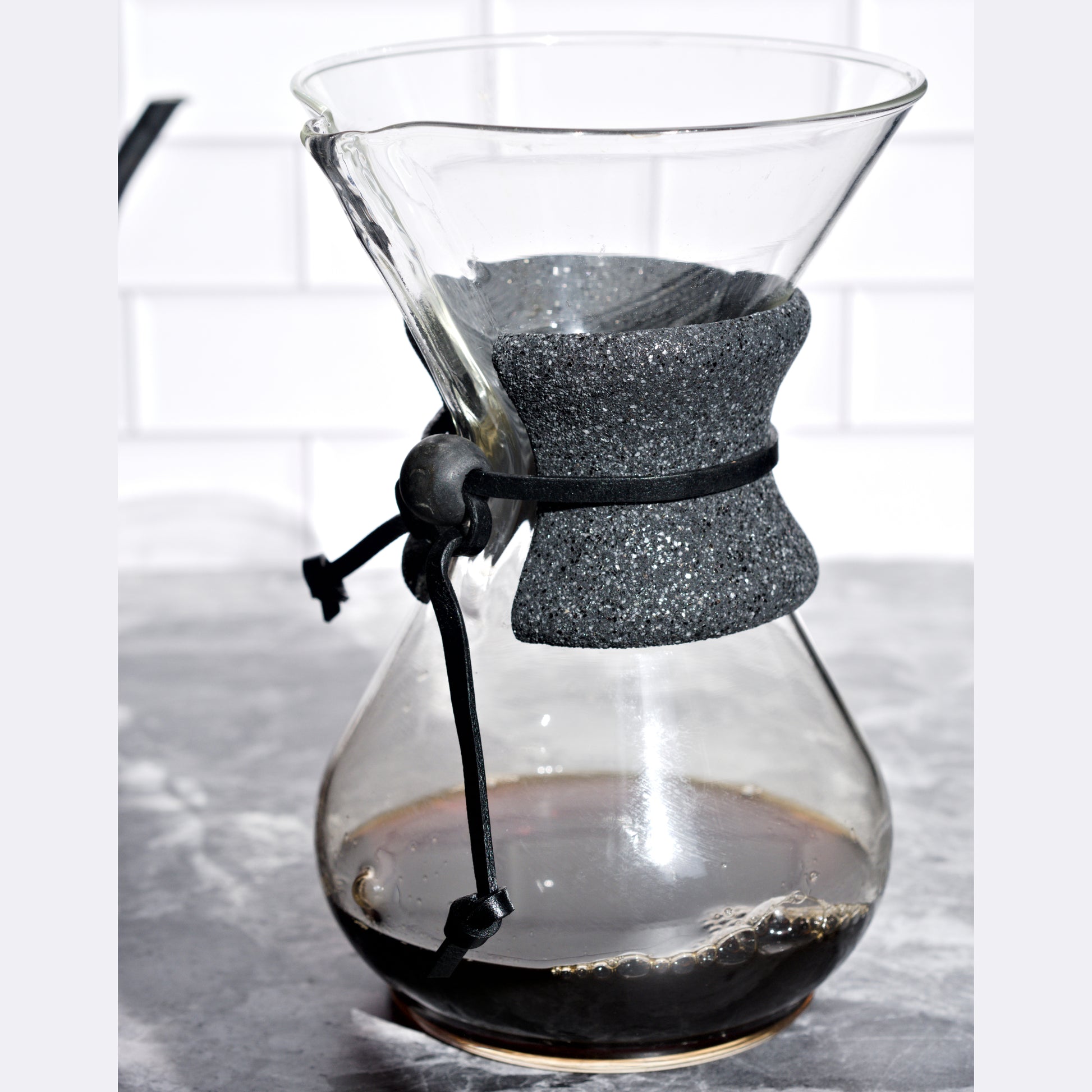chemex collar black granite concrete