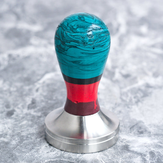 Misfit Tamper- Marbled Teal and Red