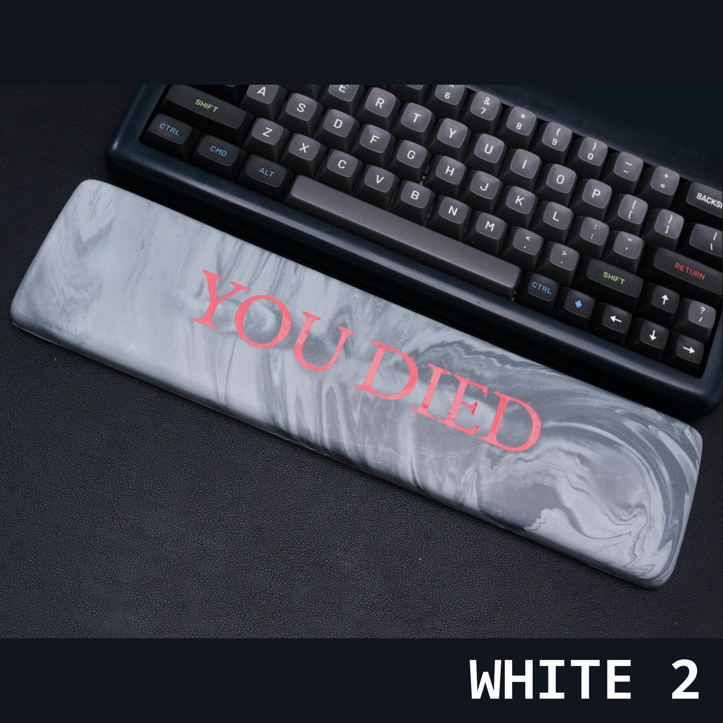 Literally Tarnished Wrist Rest- White