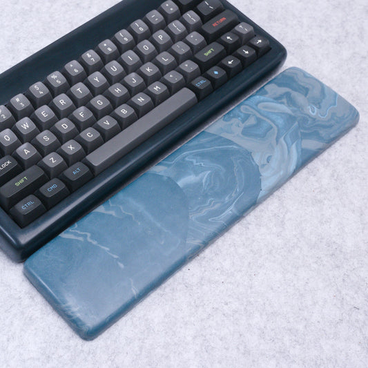 Marbled Wrist rest- Dark Blue Haze