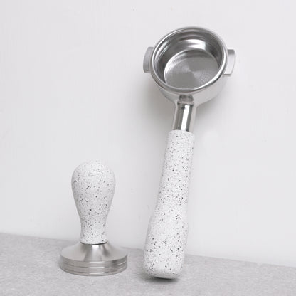 Espresso Portafilter- White Granite