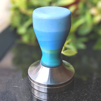 Espresso Tamper- Forest Blue