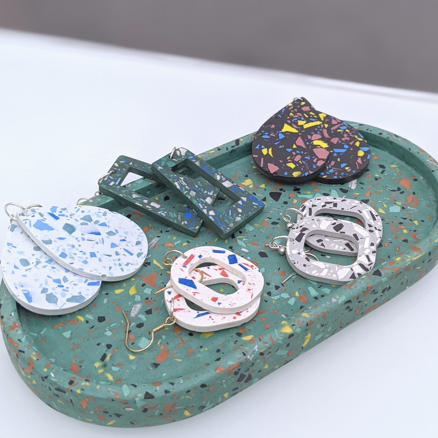 Terrazzo Coaster and Jewelry Tray (prices in USD)