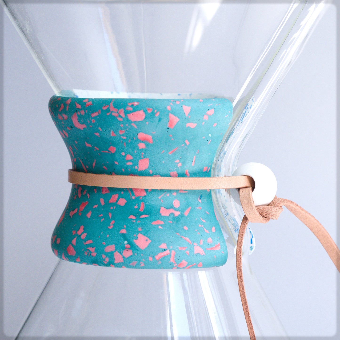 Collar for Chemex- Pretty in Teal